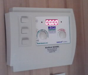 Kolltrol E24SD09 f�r Sauna und Kolldarium / Biodampfbad